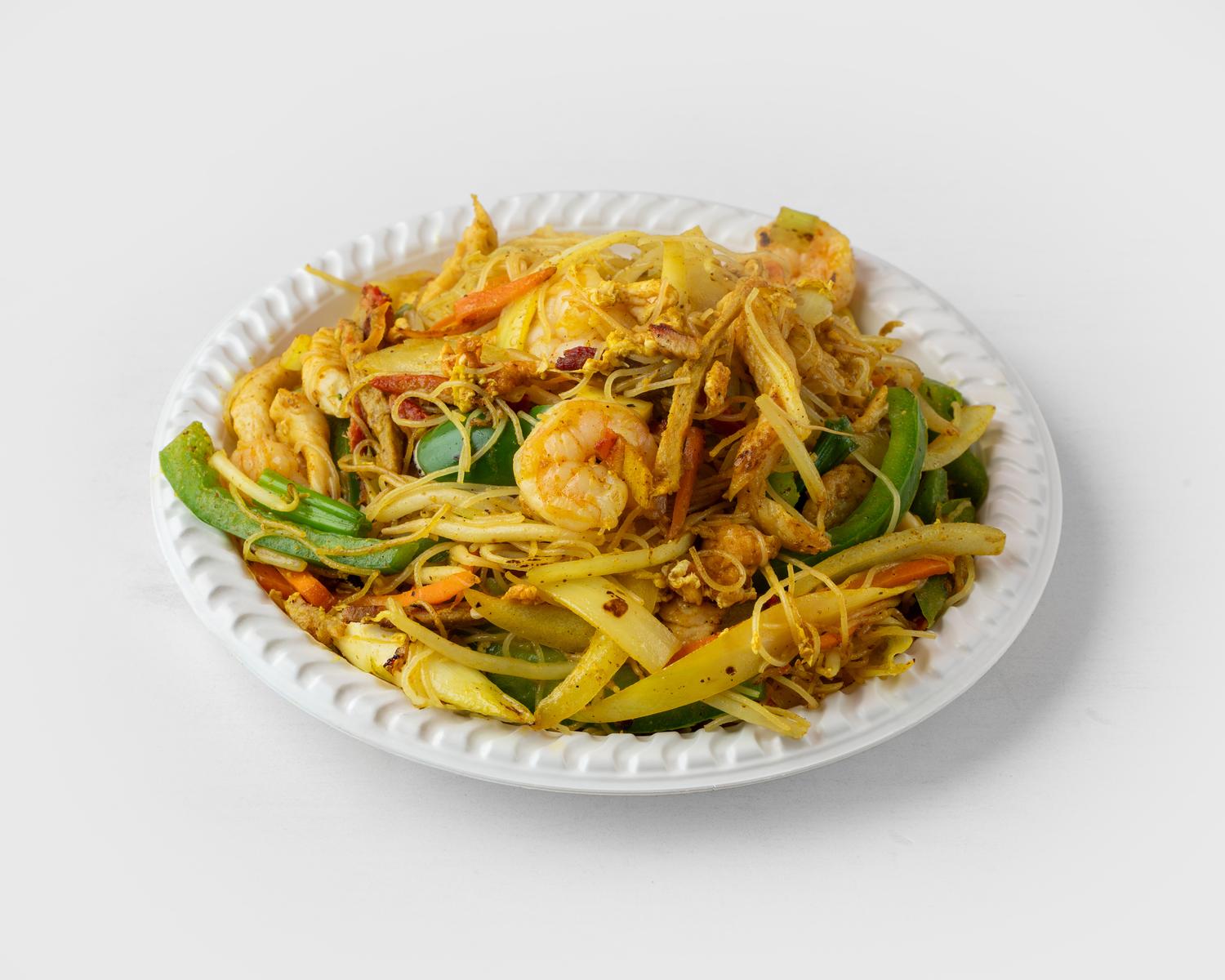 Singapore Noodles at May Luck Garden, Chinese Restaurant in Woodside